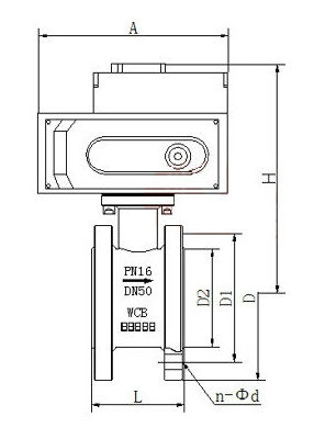 電動超薄型球閥結構圖